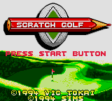 Scratch Golf Title Screen